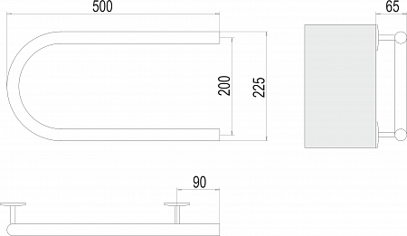 Электро 25 П-обр 500х200 Полотенцесушитель TERMINUS Ейск - фото 3 Электро 25 П-обр 500х200 Полотенцесушитель TERMINUS Ейск - фото 3