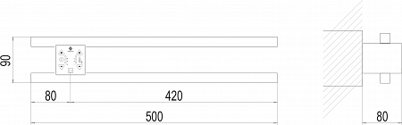 Полка Электро П2 ПРОФ 500х90 NEW Ейск - фото 4