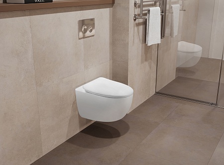 Подвесной унитаз безободковый Terminus Енисей Monolit 560х390 белый Ейск - фото 1 Подвесной унитаз безободковый Terminus Енисей Monolit 560х390 белый Ейск - фото 1